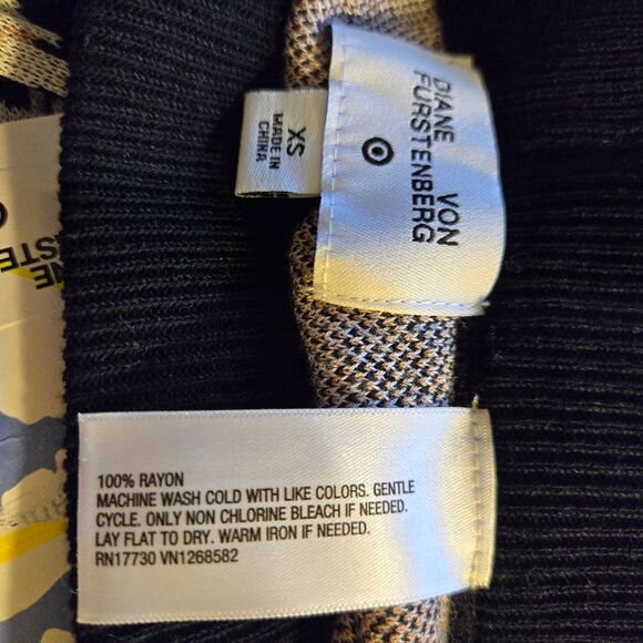 Diane Von Furstenburg Poppy High Waisted Sweater Pants Timeless Pants XS NEW - Picture 7 of 13